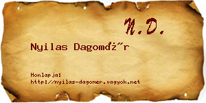 Nyilas Dagomér névjegykártya